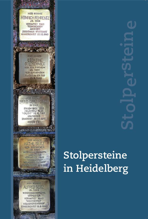 Buchcover Stolpersteine in Heidelberg